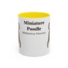 11oz miniature poodle mug, Yellow