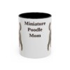 11oz miniature poodle mug, Black