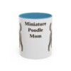 11oz miniature poodle mug, Light Blue