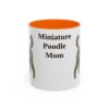 11oz miniature poodle mug, Orange