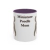 11oz miniature poodle mug, Purple
