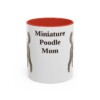 11oz miniature poodle mug, Red