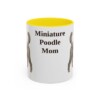 11oz miniature poodle mug, Yellow