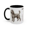 11oz Miniature Poodle Mug, Black, left side view