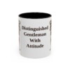 11oz Funny Miniature Schnauzer Mug, Black, front view