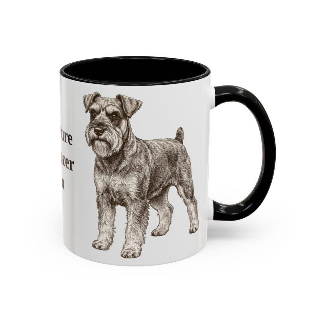 11oz-miniature-schnauzer-mug-mom-black-right 11oz Miniature Schnauzer Dog Mom Mug, Black, right side view