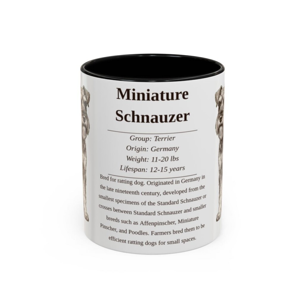 11oz-miniature-schnauzer-mug-writeup-black-front 11oz Miniature Schnauzer Mug, Black, front view