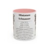 11oz-miniature-schnauzer-mug-writeup-pink 11oz Miniature Schnauzer Mug, Pink, front view