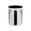 11oz Morkie Mug, Black, back view