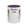 11oz-morkie-mug-dad-purple 11oz Morkie Dog Dad Mug, Purple, front view