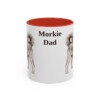 11oz-morkie-mug-dad-red 11oz Morkie Dog Dad Mug, Red, front view