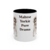 11oz-morkie-mug-humor-black-front 11oz Funny Morkie Mug, Black, front view