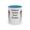 11oz-morkie-mug-humor-light-blue 11oz Funny Morkie Mug, Light Blue, front view