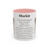 11oz Morkie Mug, Pink, front view
