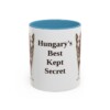 11oz Funny Mudi Mug, Light Blue, front view