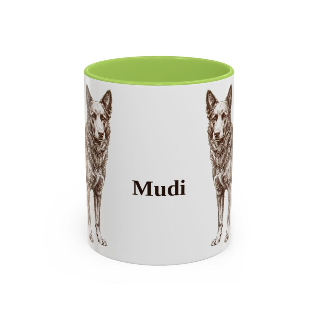 11oz-mudi-mug-light-green 11oz Mudi Mug, Light Green, front view