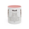 11oz Mudi Mug, Pink, front view