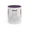 11oz Mudi Mug, Purple, front view
