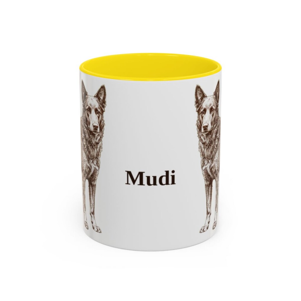 11oz-mudi-mug-yellow 11oz Mudi Mug, Yellow, front view