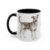 11oz Mutt Mug, Black, left side view