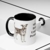 11oz Funny Mutt Mug, Black, lifestyle photo