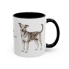 11oz Mutt Latin Mug, Black, right side view