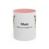 11oz Mutt Latin Mug, Pink, front view