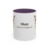 11oz Mutt Latin Mug, Purple, front view