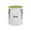 11oz Mutt Mug, Light Green, front view