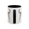 11oz Mutt Dog Mom Mug, Black, back view