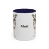 11oz Mutt Mug, Navy, front view