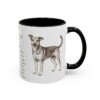 11oz Mutt Mug, Black, right side view