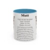 11oz Mutt Mug, Light Blue, front view