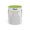 11oz Mutt Mug, Light Green, front view