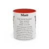11oz Mutt Mug, Red, front view