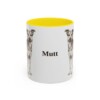11oz Mutt Mug, Yellow, front view