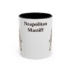 11oz Neapolitan Mastiff Mug, Black, front view