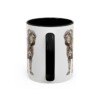 11oz Neapolitan Mastiff Dog Dad Mug, Black, back view