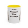 11oz Funny Neapolitan Mastiff Mug, Yellow, front view
