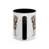 11oz Neapolitan Mastiff Latin Mug, Black, back view