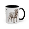 11oz Neapolitan Mastiff Dog Mom Mug, Black, right side view