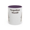 11oz Neapolitan Mastiff Mug, Purple, front view
