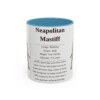 11oz neapolitan mastiff mug, Light Blue