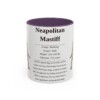 11oz neapolitan mastiff mug, Purple