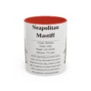 11oz neapolitan mastiff mug, Red