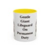 11oz-newfoundland-dog-mug-humor-yellow 11oz Funny Newfoundland Dog Mug, Yellow, front view