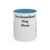 11oz Newfoundland Dog Dog Mom Mug, Light Blue, front view