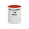 11oz Newfoundland Dog Dog Mom Mug, Red, front view