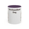 11oz-newfoundland-dog-mug-purple 11oz Newfoundland Dog Mug, Purple, front view