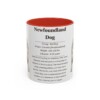 11oz Newfoundland Dog Mug, Red, front view